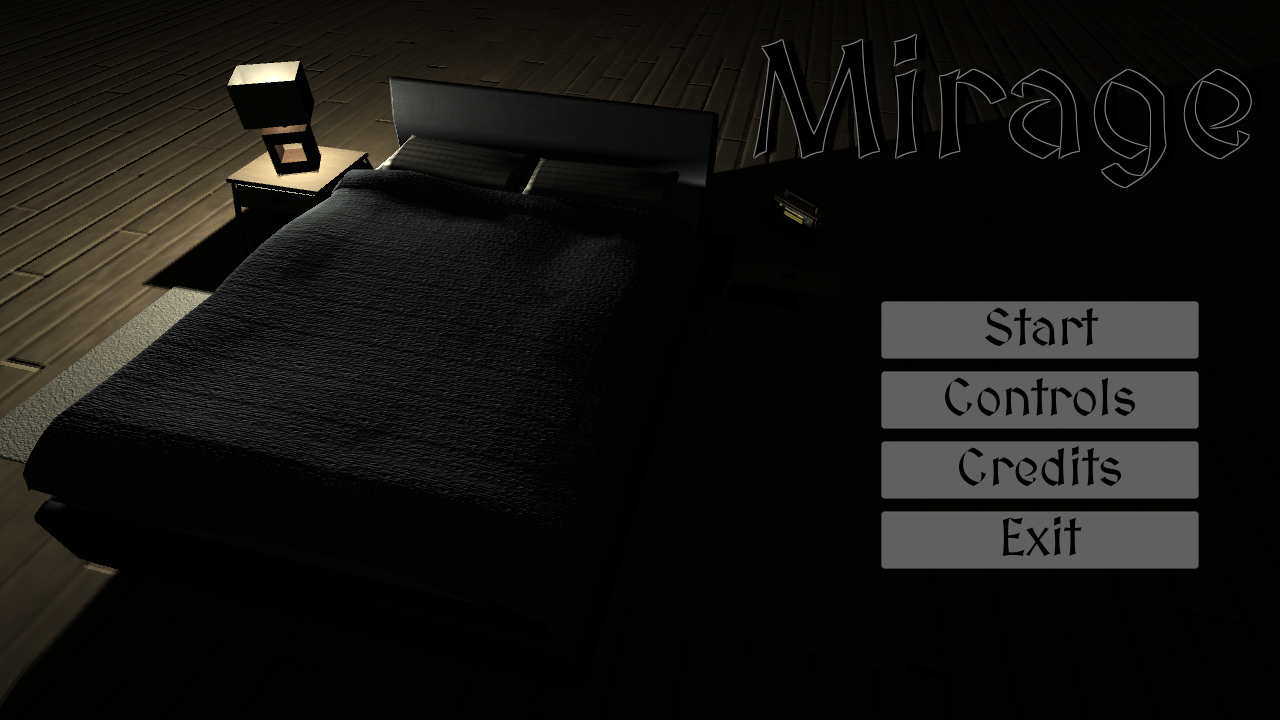 Title Screen of Mirage